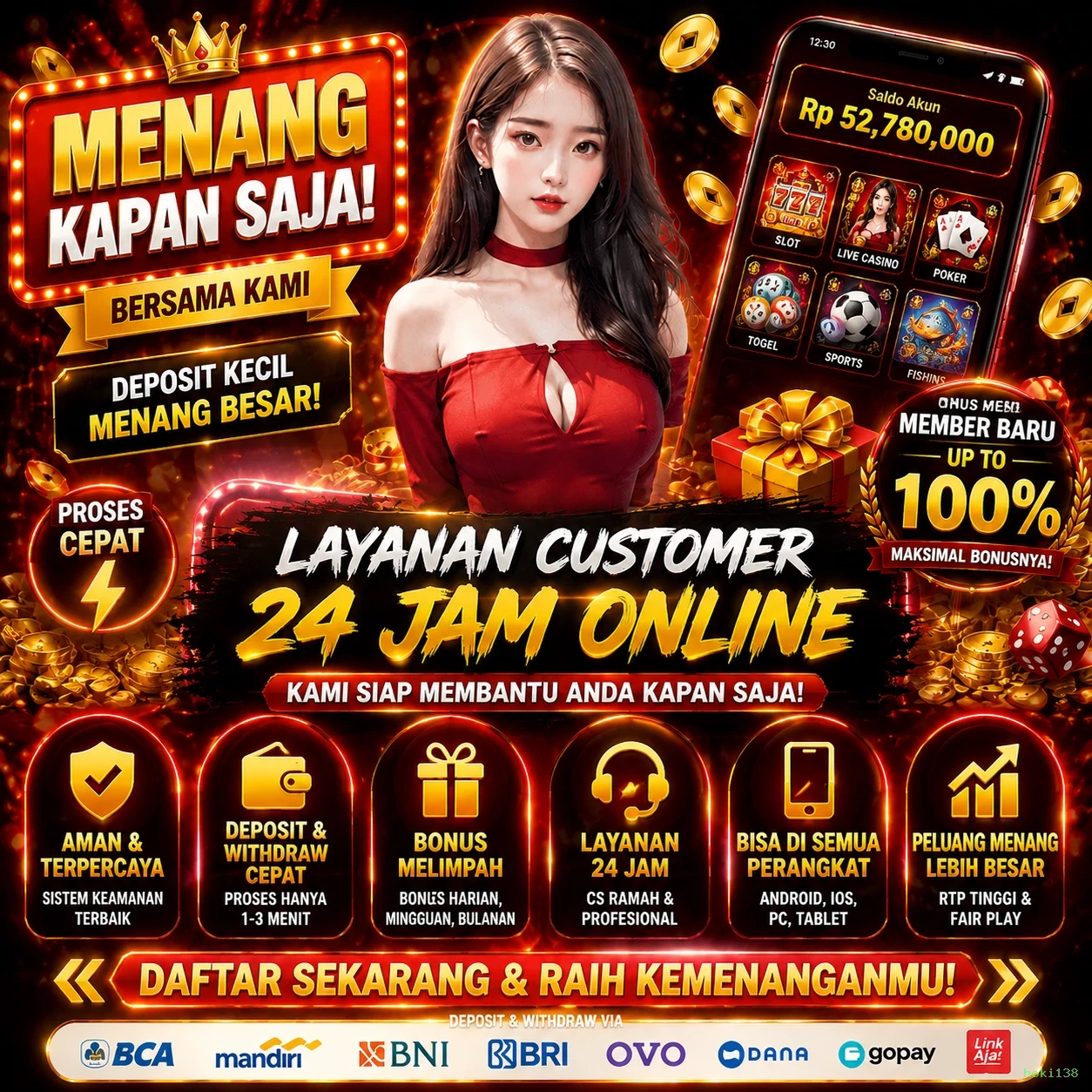 Ikon aplikasi hoki138 resmi